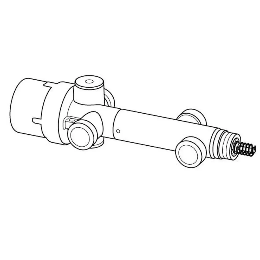 Uponor-Produkt mit einem kompakten Design, das aus einem zylindrischen Gehäuse und einem länglichen Körper besteht, für Anwendungen im Bereich der Regeltechnik.